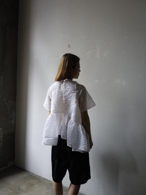 CECILIE BAHNSEN-SUSI TOP/WHITE - VISITFOR