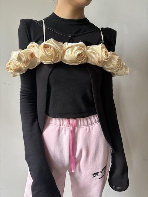 Rose wedding bustier satin – Ans Dotsloevner