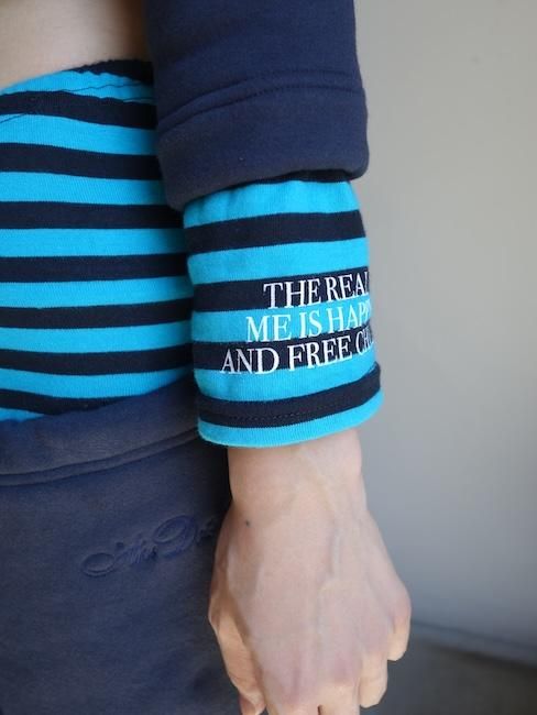 ANS DOTSLOEVNER-DOLL HOODIE SWEAT/Navy - VISITFOR