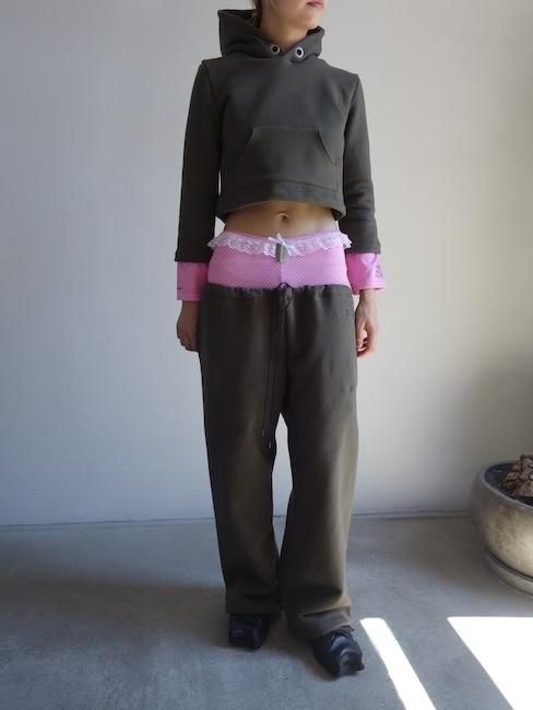 パンツ Ans Dotsloevner ANS DOTSLOEVNER-DOCKING SWEAT PANTS/Khaki - VISITFOR