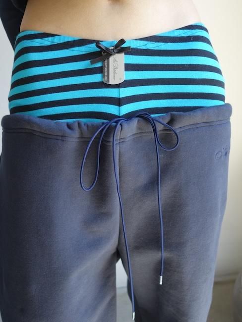 ANS DOTSLOEVNER-DOCKING SWEAT PANTS/Navy - VISITFOR