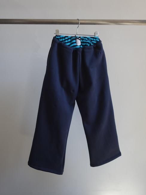 限定 ansdotsloevner スウェットパンツ アンスドッツローヴナー ANS DOTSLOEVNER-DOCKING SWEAT PANTS/Navy - VISITFOR