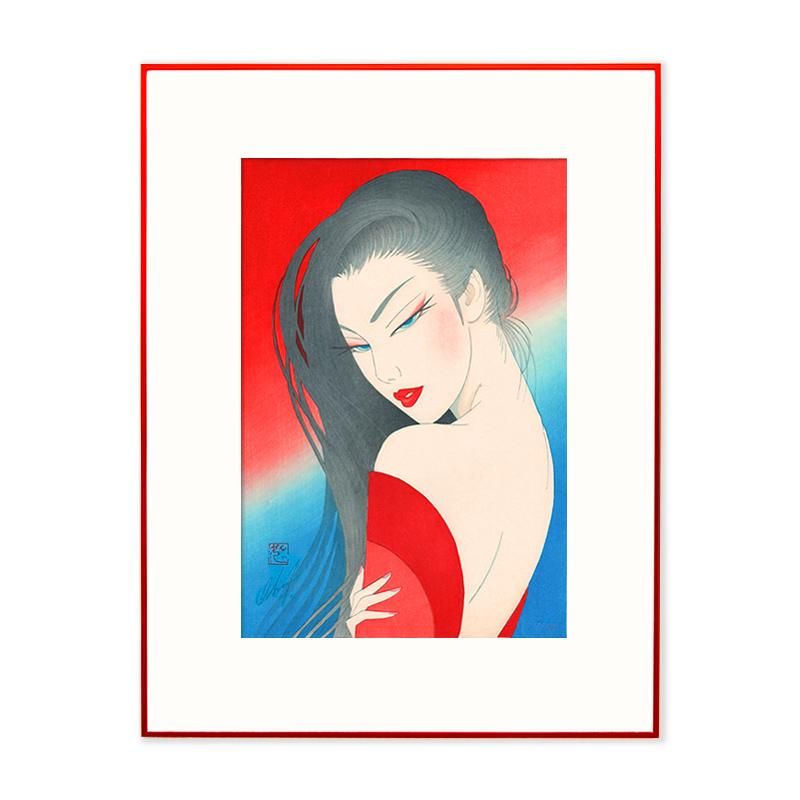 木版画 鶴田一郎 Japan Beauty「彩錦」 -【竹笹堂Online】木版画アート・浮世絵ショップ