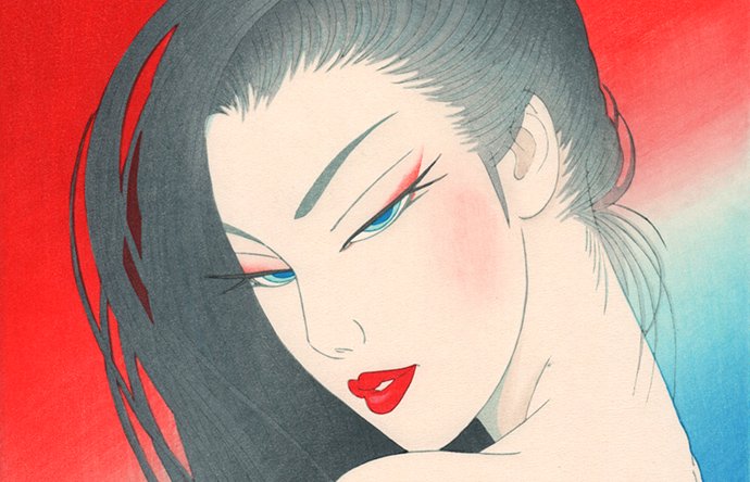 木版画 鶴田一郎 Japan Beauty「彩錦」 -【竹笹堂Online】木版画アート・浮世絵ショップ