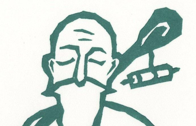 木版画 加藤光穂「七福神 福禄寿」 - 【竹笹堂Online】木版画