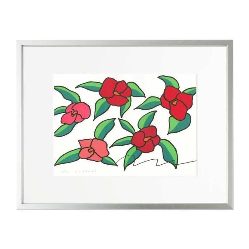 木版画 竹中健司 Tsubaki - 【竹笹堂Online】 木版画デザイン