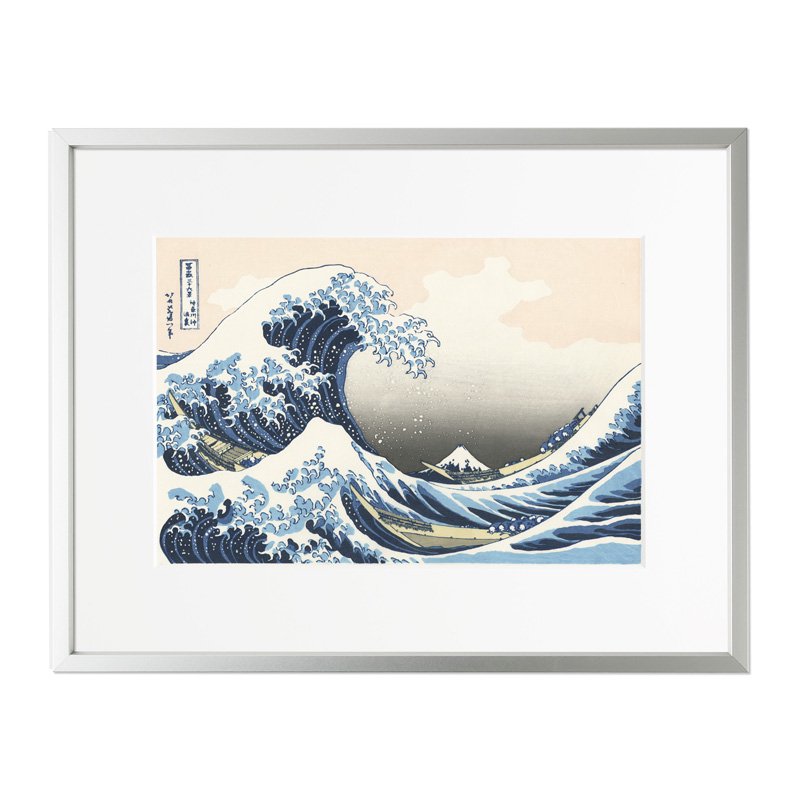 浮世絵 葛飾北斎 冨嶽三十六景 神奈川沖浪裏 竹笹堂online 木版画デザインのインテリア アートショップ