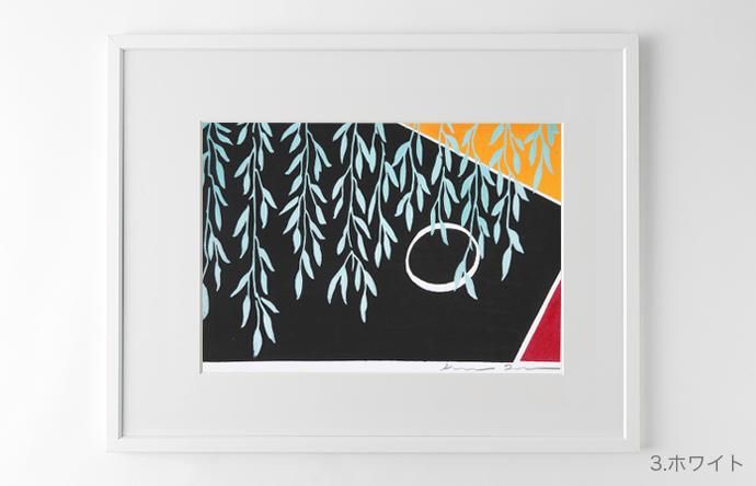 白黒 木のデザイン 版画 白黒木版画 恵比寿＆大黒 | iichi 日々の暮らしを心地よくする