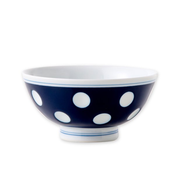 肥前吉田焼 ご飯茶碗（藍）