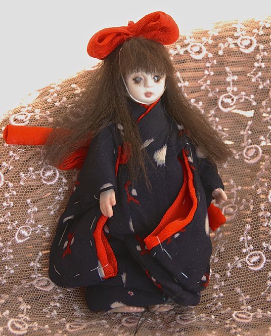 球体関節人形ミニドール12.5cmオールビスク - 横濱人形倶楽部 Doll shop
