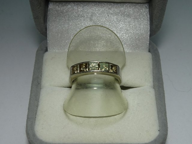 Pt ブラウンダイヤFR 3.9g 1.24ct ♯11.5 - 中古ブランド品をより安く