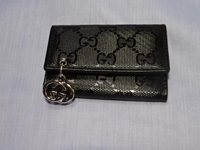 GUCCI グッチ シマ GG 6連 キーケース レザー シルバー金具 美品-