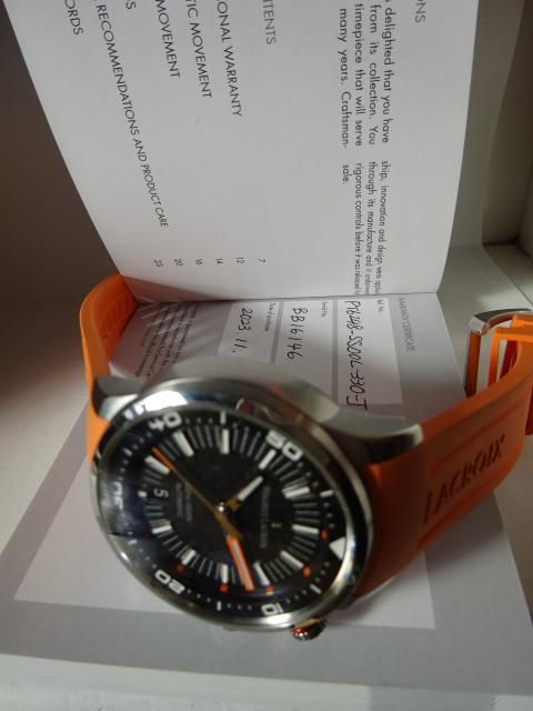 <img class='new_mark_img1' src='https://img.shop-pro.jp/img/new/icons24.gif' style='border:none;display:inline;margin:0px;padding:0px;width:auto;' />モーリスラクロア ポントス-S ダイバー300m防水 2023年正規保 画像2