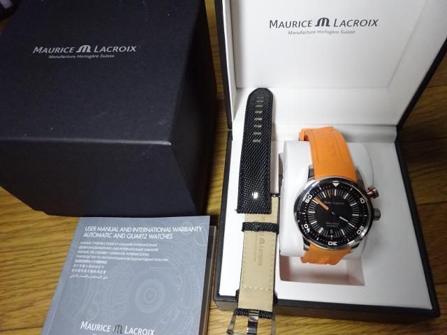 <img class='new_mark_img1' src='https://img.shop-pro.jp/img/new/icons24.gif' style='border:none;display:inline;margin:0px;padding:0px;width:auto;' />モーリスラクロア ポントス-S ダイバー300m防水 2023年正規保 画像3