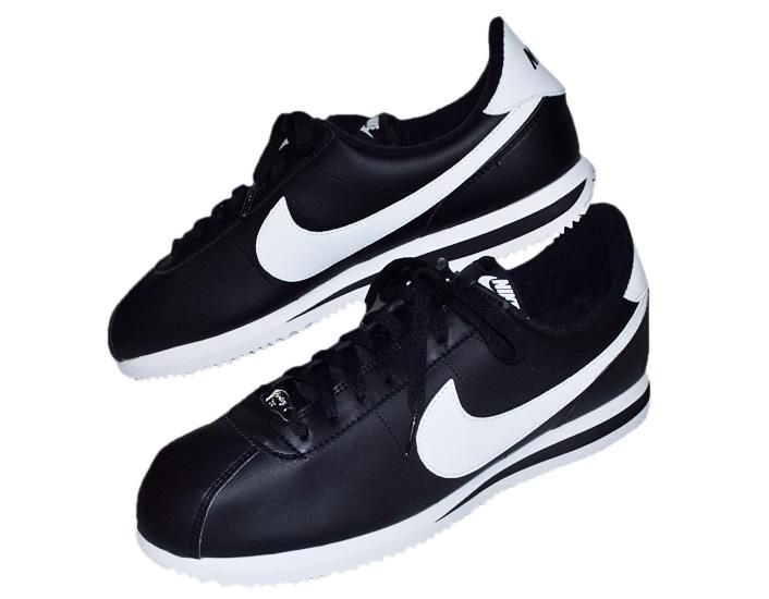 ナイキ☆コルテッツ ☆ NIKE CORTEZ BASIC LEATHER ☆ Women's NIKE【CORTEZ BASIC LEATHER】BLACKxWHITE