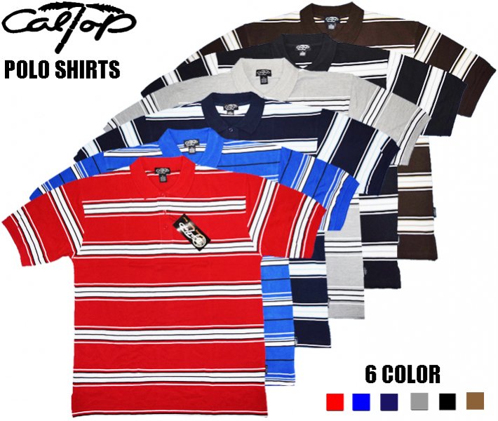 CALTOP【POLO SHIRTS】B-TYPE 全6色 - 【LA PUERTA】大阪アメリカ村