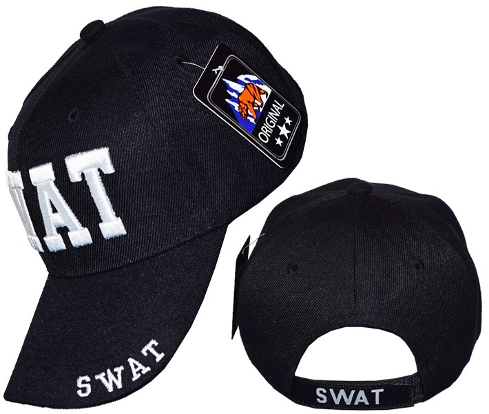 丸ツバ【POLICE・SWAT・FBI】SNAPBACK CAP - 【LA PUERTA】大阪