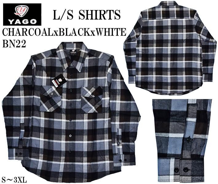 Yago L S Check Shirts S 3xl La Puerta チカーノファッション チョロ を中心にwest Sideヒップホップ ローライダー チョロスタイル ポッパー等 West Coastストリート全般の衣類 チカーノやメキシコ カリフォルニア雑貨 チカーノラップやスパニッシュ