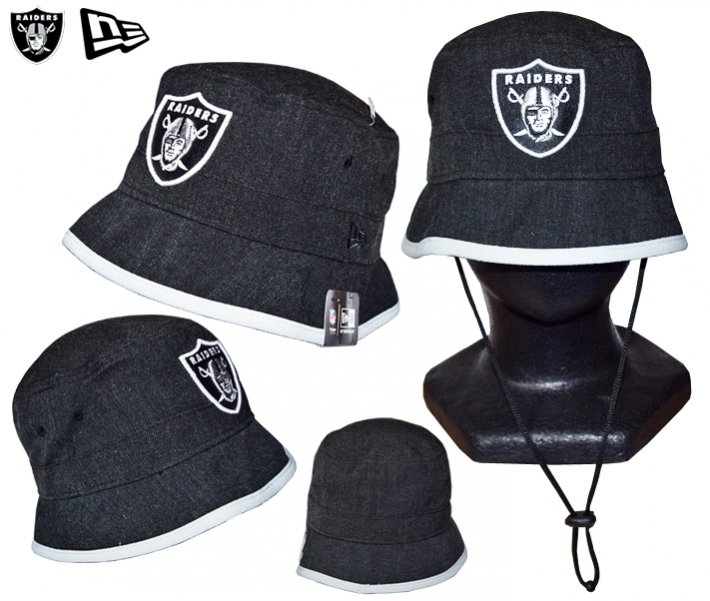 NEWERA】RAIDERS 【BUCKET HAT】CHARCOAL - 【LA PUERTA】大阪アメリカ