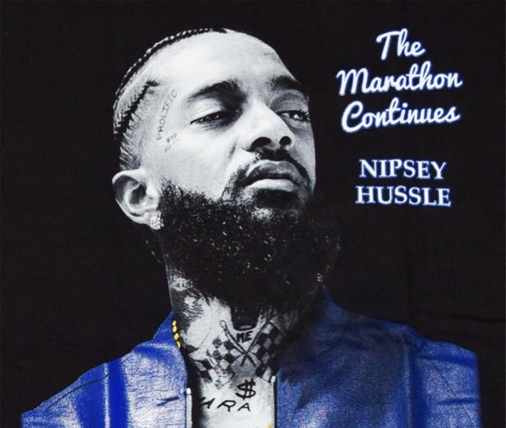 美品　nipsey hussle レコード　レア NIPSEY HUSSLE (ニプシーハッスル) T-SHIRTS
