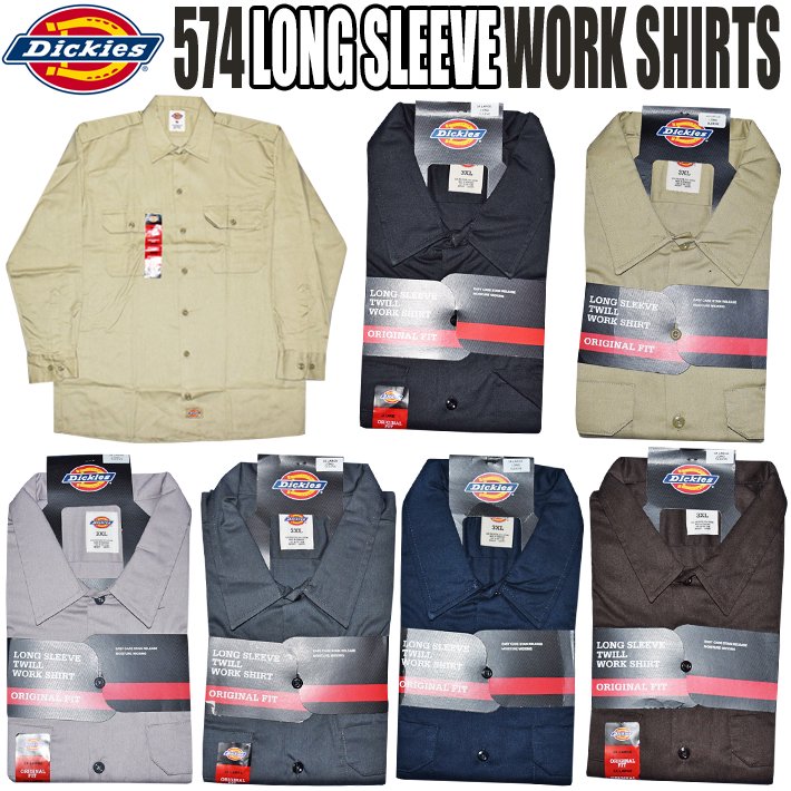 Dickies L S Work Shirts Regular Color La Puerta チカーノファッション チョロ を中心にwest Sideヒップホップ ローライダー チョロスタイル ポッパー等 West Coastストリート全般の衣類 チカーノやメキシコ カリフォルニア雑貨 チカーノラップや