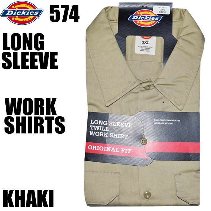 DICKIES】L/S WORK SHIRTS【REGULAR COLOR】 - 【LA PUERTA】大阪