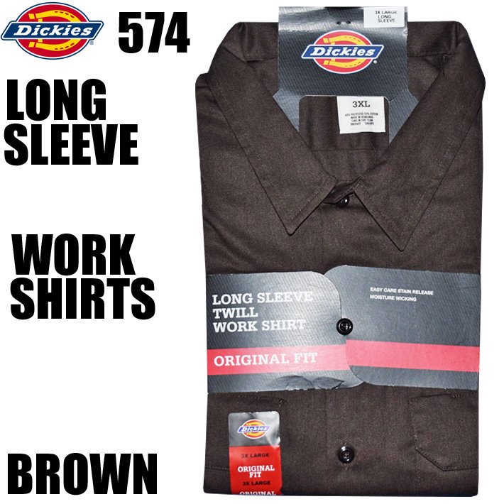 DICKIES】L/S WORK SHIRTS【REGULAR COLOR】 - 【LA PUERTA】大阪