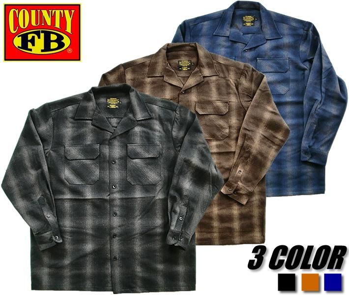 【FB COUNTY】SUPER HEAVYWEIGHT WOOL BLEND L/S SHIRTS