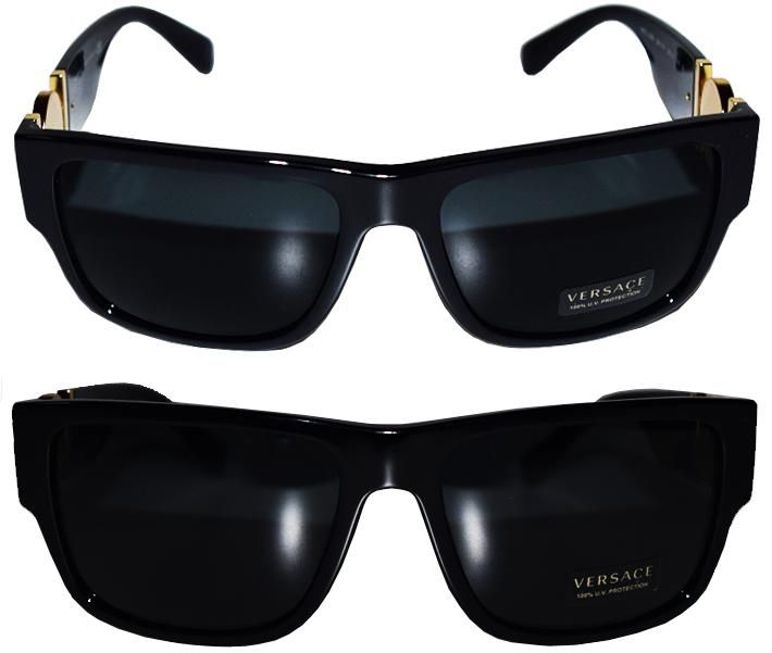 VERSACE】SUNGLASSES【4369 GB1/87】BLACKxGOLD