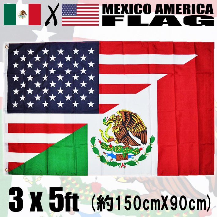 MEXICO x AMERICA FLAG