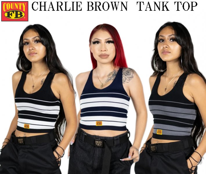 FB COUNTY CHARLIE BROWN TANK TOPS
