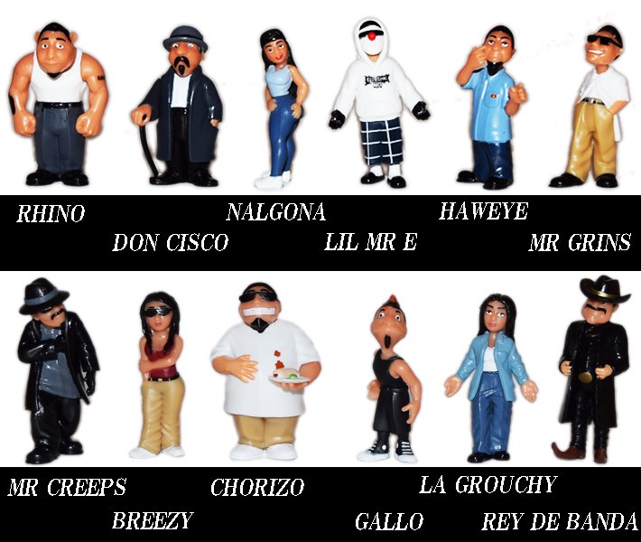 HOMIES】SERIES 13 - BLISTER CARDS SET OF 24 FIGURES