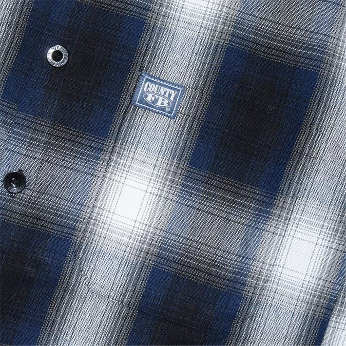 FB COUNTY CHECKER SHIRT Lサイズ ダークブルー系 FB COUNTY CHECKER SHIRT Lサイズ ダークブルー系 FB COUNTY
