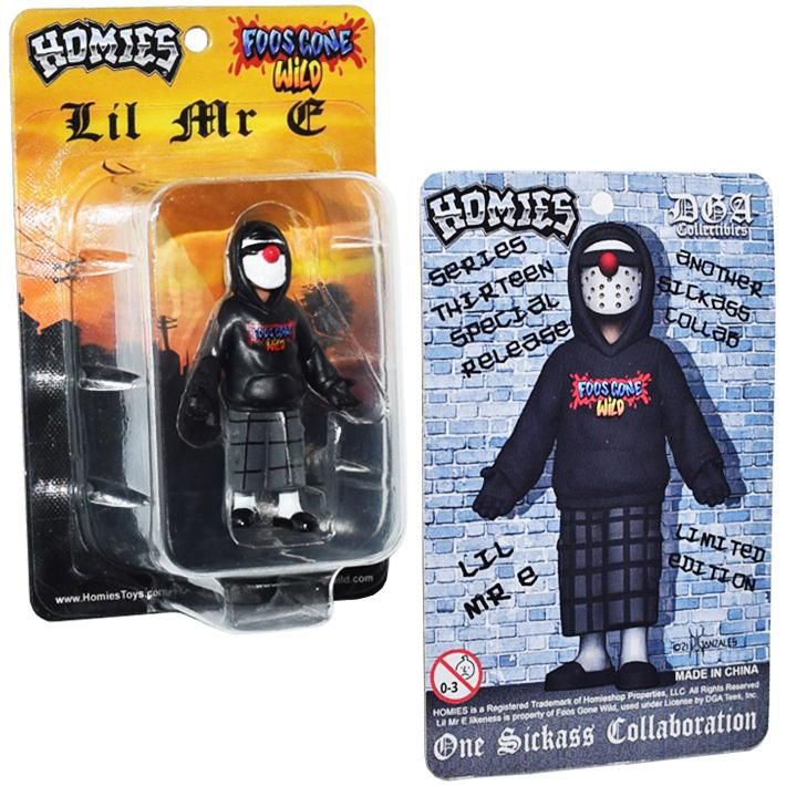 HOMIES x FOOS GONE WILD【 LIL MR. E】 Collectible Figurine