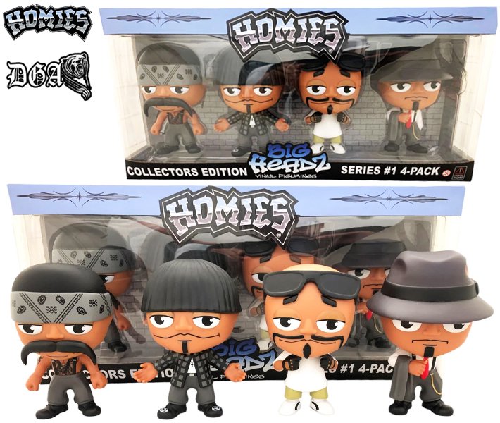 HOMIES【BIG HEADZ】4-PACK FIGURE SET