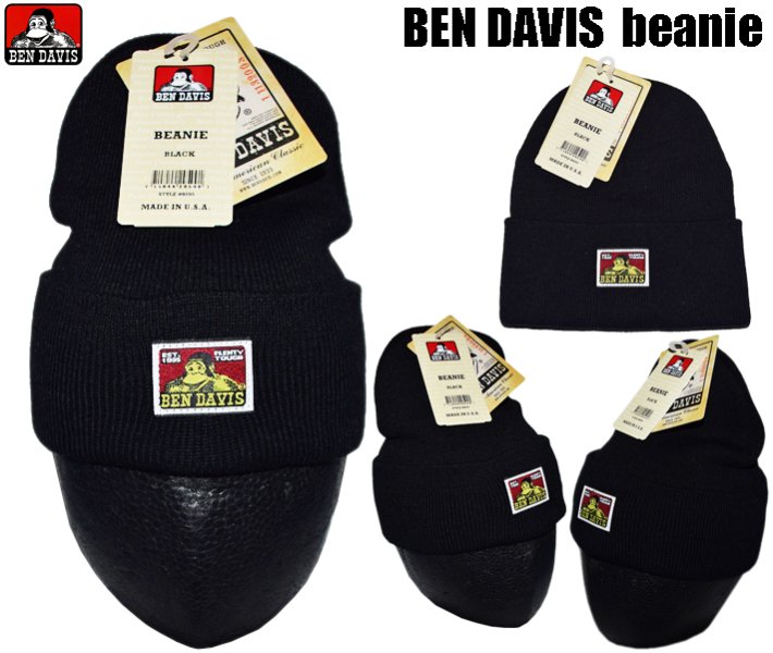 BEN DAVIS【BEANIE】BLACK