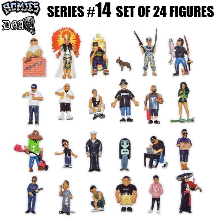 HOMIES【SERIES 14】SET OF 24 FIGURES