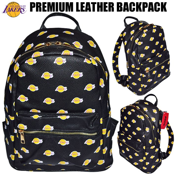 LAKERS【MINI PREMIUM PLEATHER】 BACKPACK - 【LA PUERTA】大阪