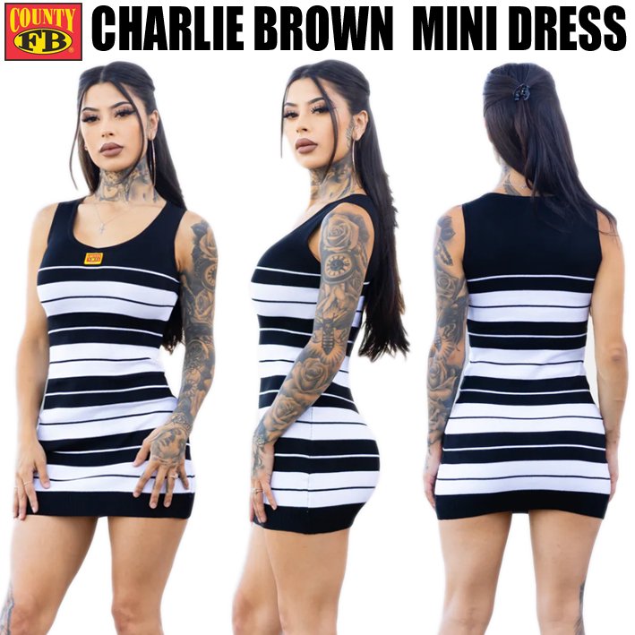 FB COUNTY CHARLIE BROWN MINI DRESS