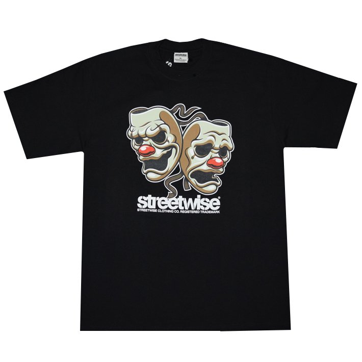 STREETWISE【T-SHIRTS】ALL SMILES【BLACK】