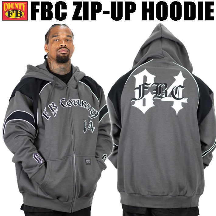 FB COUNTY - ZIP UP HOODIE