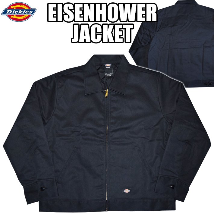 DICKIES【EISENHOWER JACKET】BLACK - 【LA PUERTA】大阪アメリカ村