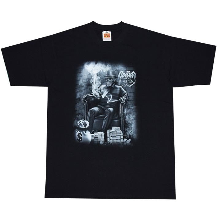FB County 64 シャツ 黒 FB County 64 Logo Black T-Shirt | Zumiez
