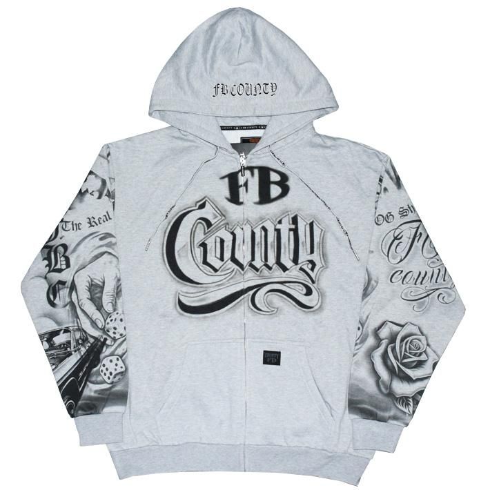 FB COUNTY - ZIP-UP HOODIE