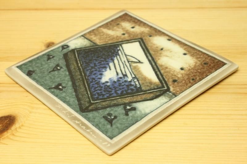 ARABIA/アラビア Helja/ヘルヤ Helja Liukko-Sundstrom 陶板 - Hokuo