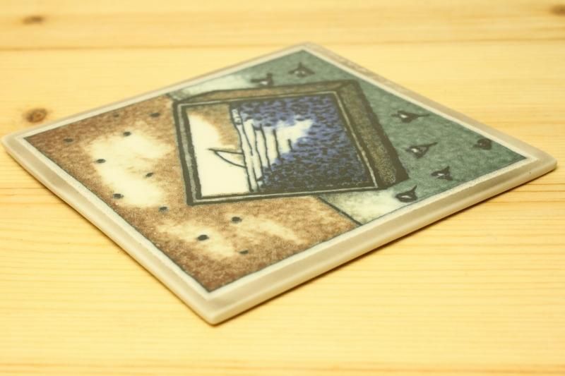 ARABIA/アラビア Helja/ヘルヤ Helja Liukko-Sundstrom 陶板 - Hokuo