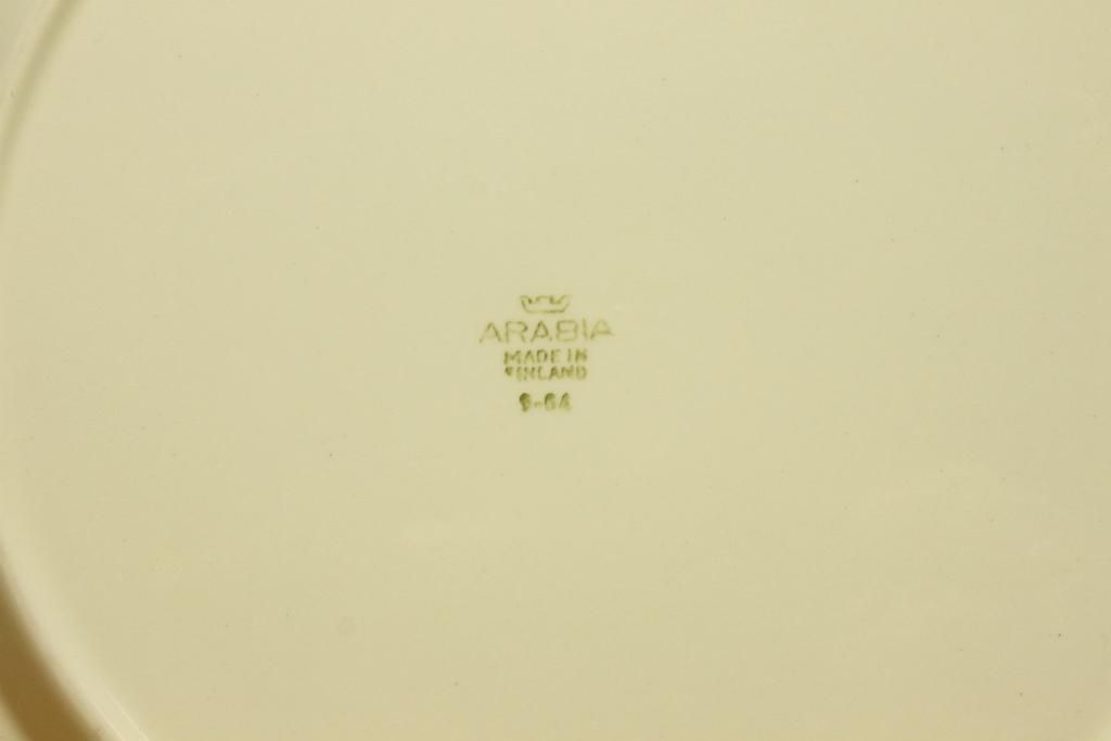 ARABIA/アラビア Pizzicato/ピチカート 皿 プレート24（オレンジ