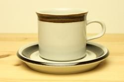 ARABIA/アラビア Ruska/ルスカ Dハンドル マグカップ＆ソーサー 1