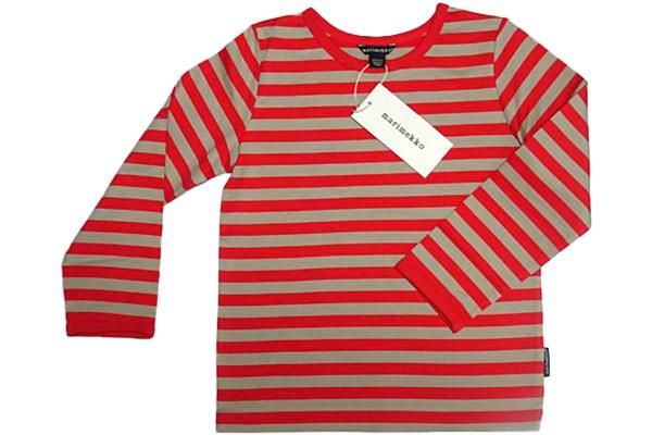 marimekko マリメッコ フィンランド製 ボーダーロングスリーブT