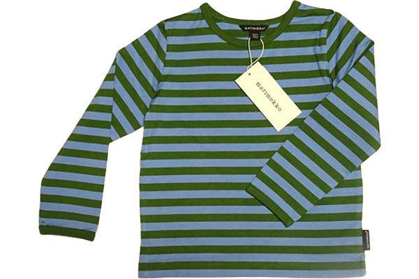 Marimekko マリメッコ ボーダーtシャツ ロング 水色x緑 80 12m Hokuo Design Stockholm Marimekko マリメッコ ボーダーtシャツ ロング 水色x緑 80 12m Hokuo Design Stockholm